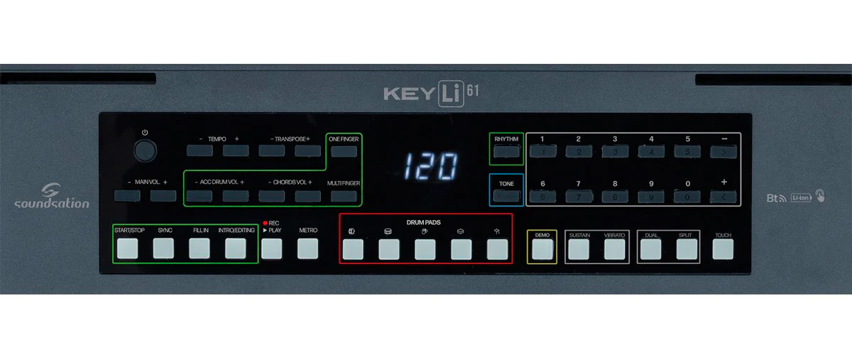 SOUNDSATION KEYLI-61 TECLADO PORTATIL 61 TECLAS - Image 3