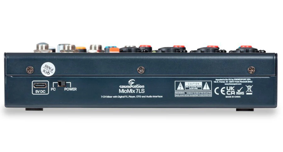 SOUNDSATION MIOMIX 7LS MESA DE MEZCLAS 7 CANALES - Image 2