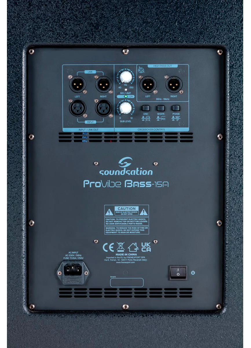 SOUNDSATION PROVIBE BASS 15A SUBWOOFER ACTIVO - Image 2