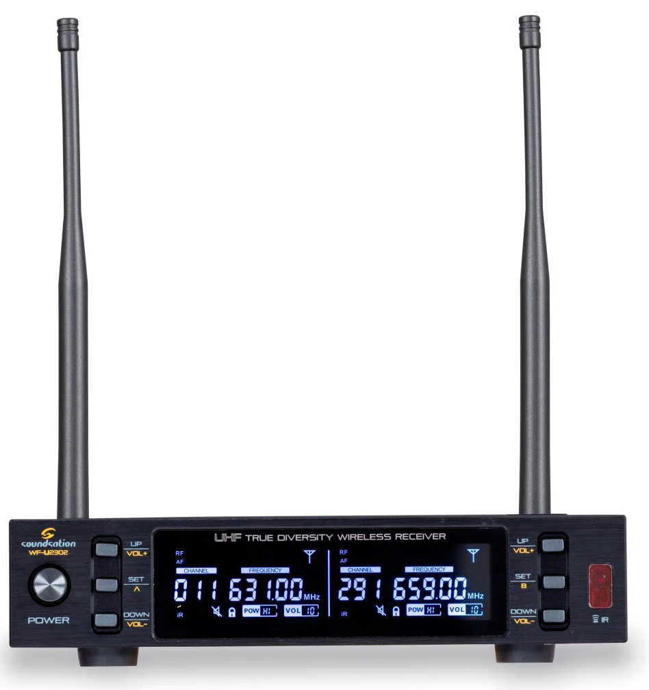 SOUNDSATION WF-U2302PP SISTEMA INALAMBRICO CON DOS MICROFONOS DE DIADEMA - Image 2