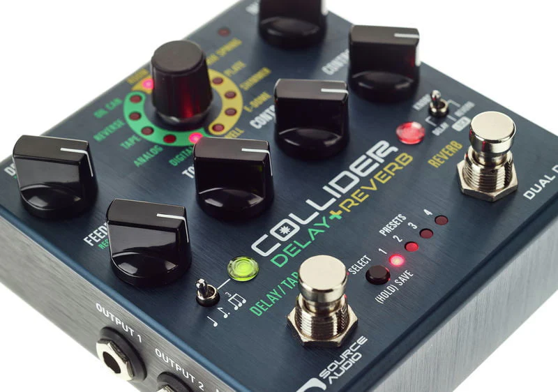 SOURCE AUDIO SA263 COLLIDER DELAY+ REVERB PEDAL DELAY Y REVERB ESTEREO - Image 12
