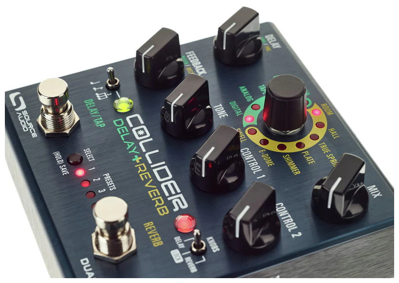 SOURCE AUDIO SA263 COLLIDER DELAY+ REVERB PEDAL DELAY Y REVERB ESTEREO - Image 13