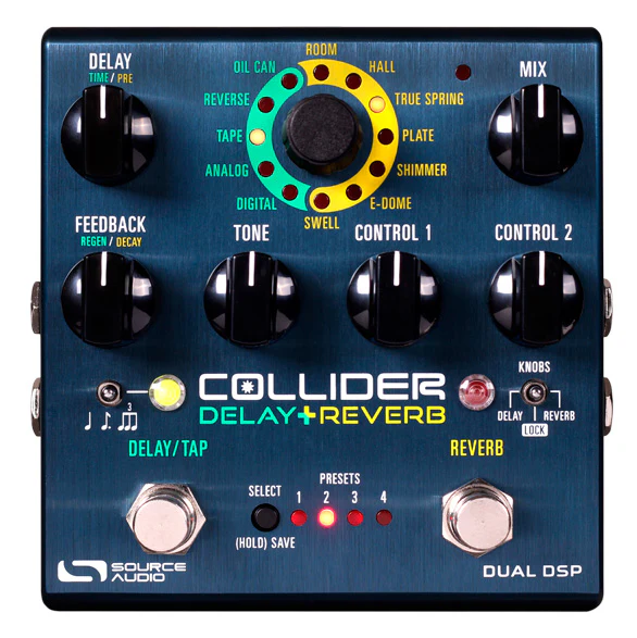 SOURCE AUDIO SA263 COLLIDER DELAY+ REVERB PEDAL DELAY Y REVERB ESTEREO - Image 15