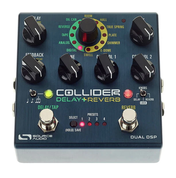 SOURCE AUDIO SA263 COLLIDER DELAY+ REVERB PEDAL DELAY Y REVERB ESTEREO - Image 3