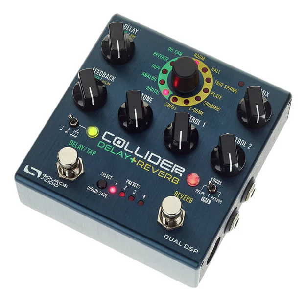 SOURCE AUDIO SA263 COLLIDER DELAY+ REVERB PEDAL DELAY Y REVERB ESTEREO - Image 4