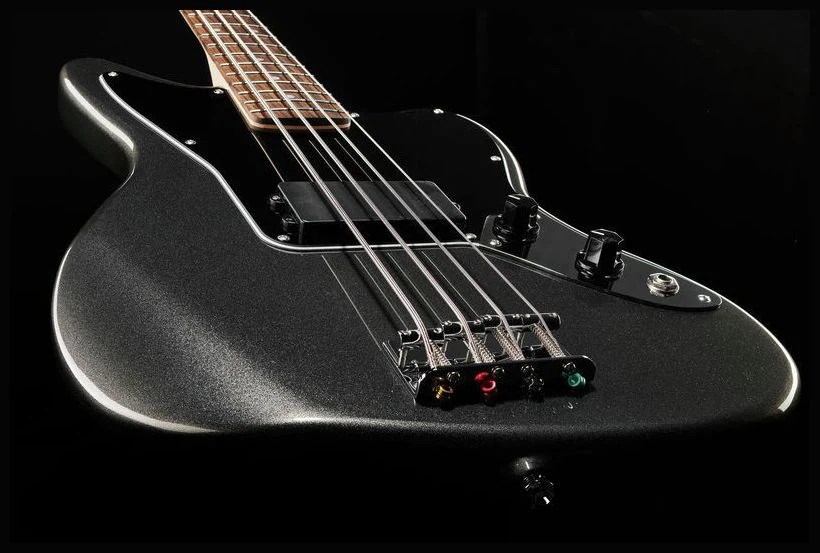 SQUIER AFFINITY JAGUAR BASS H IL BAJO ELECTRICO CHARCOAL FROST METALLIC - Image 15