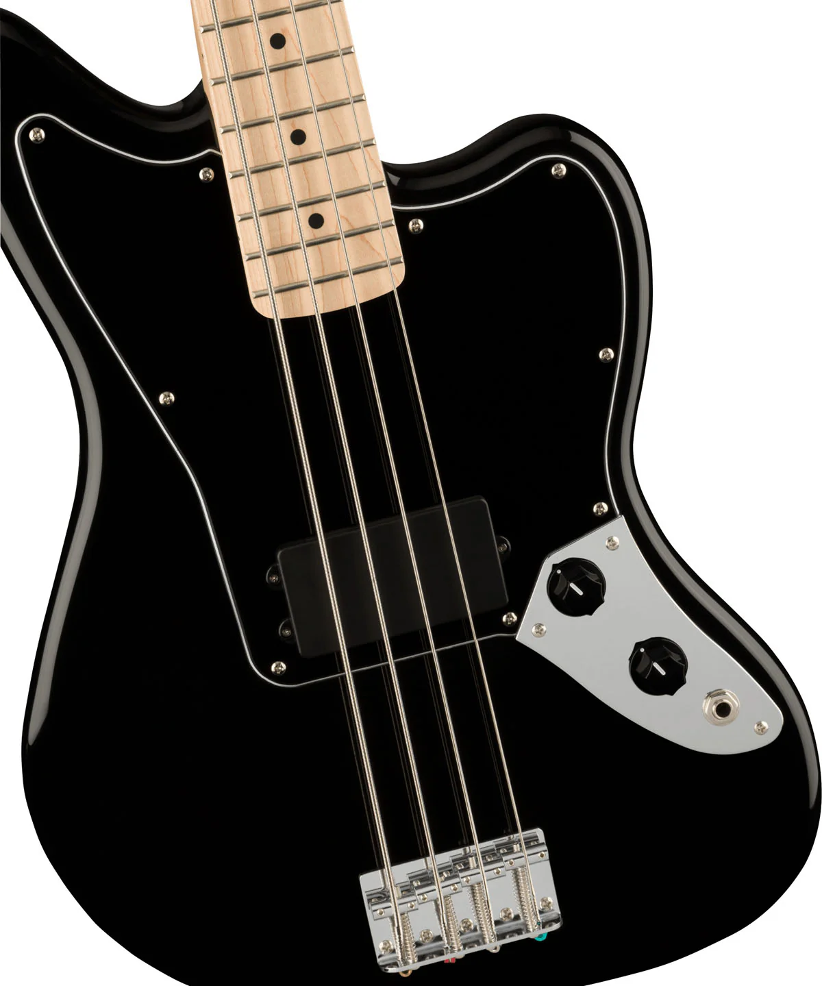 SQUIER AFFINITY JAGUAR BASS H MN BAJO ELECTRICO NEGRO - Image 4