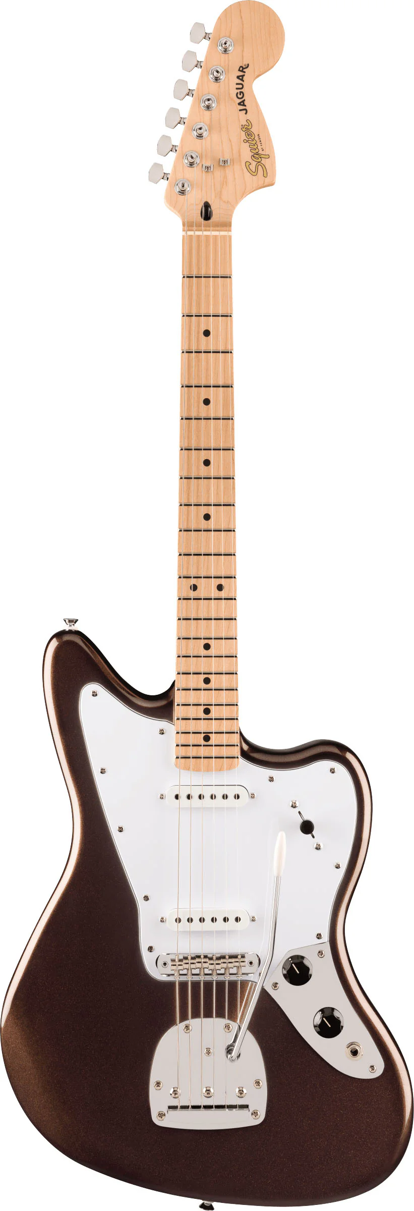 SQUIER AFFINITY JAGUAR MN GUITARRA ELECTRICA MYSTIC METALLIC BROWN