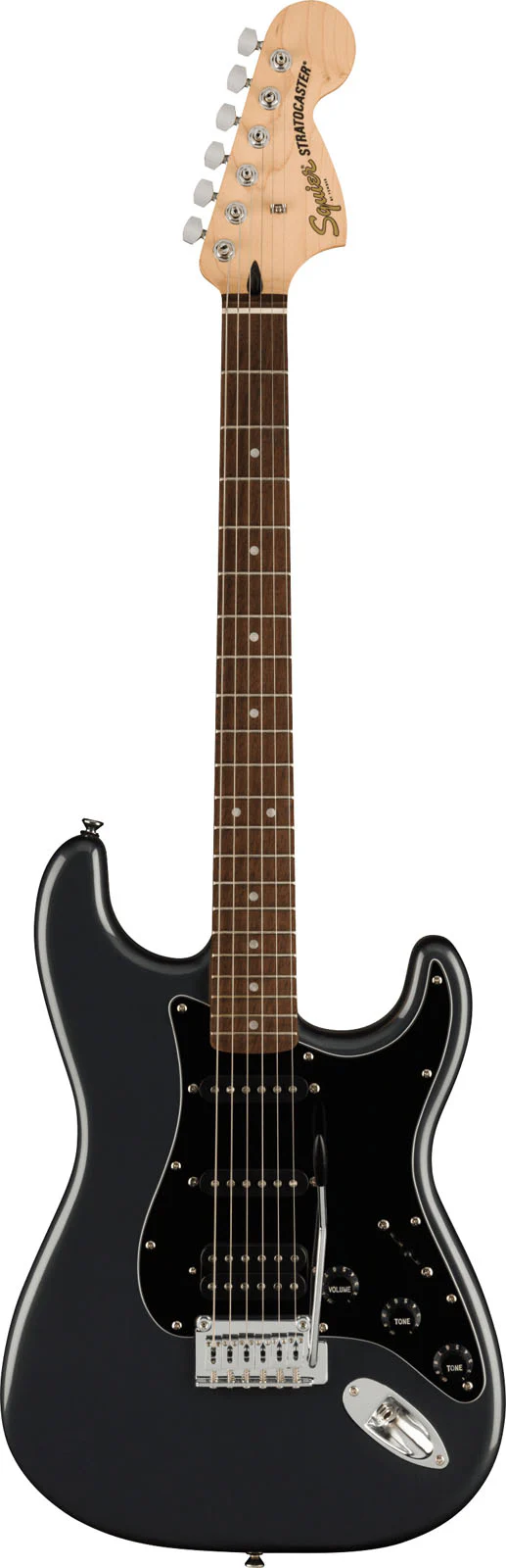 SQUIER AFFINITY PACK STRATOCASTER HSS IL CFM GUITARRA ELECTRICA CHARCOAL FROST METALLIC - Image 3