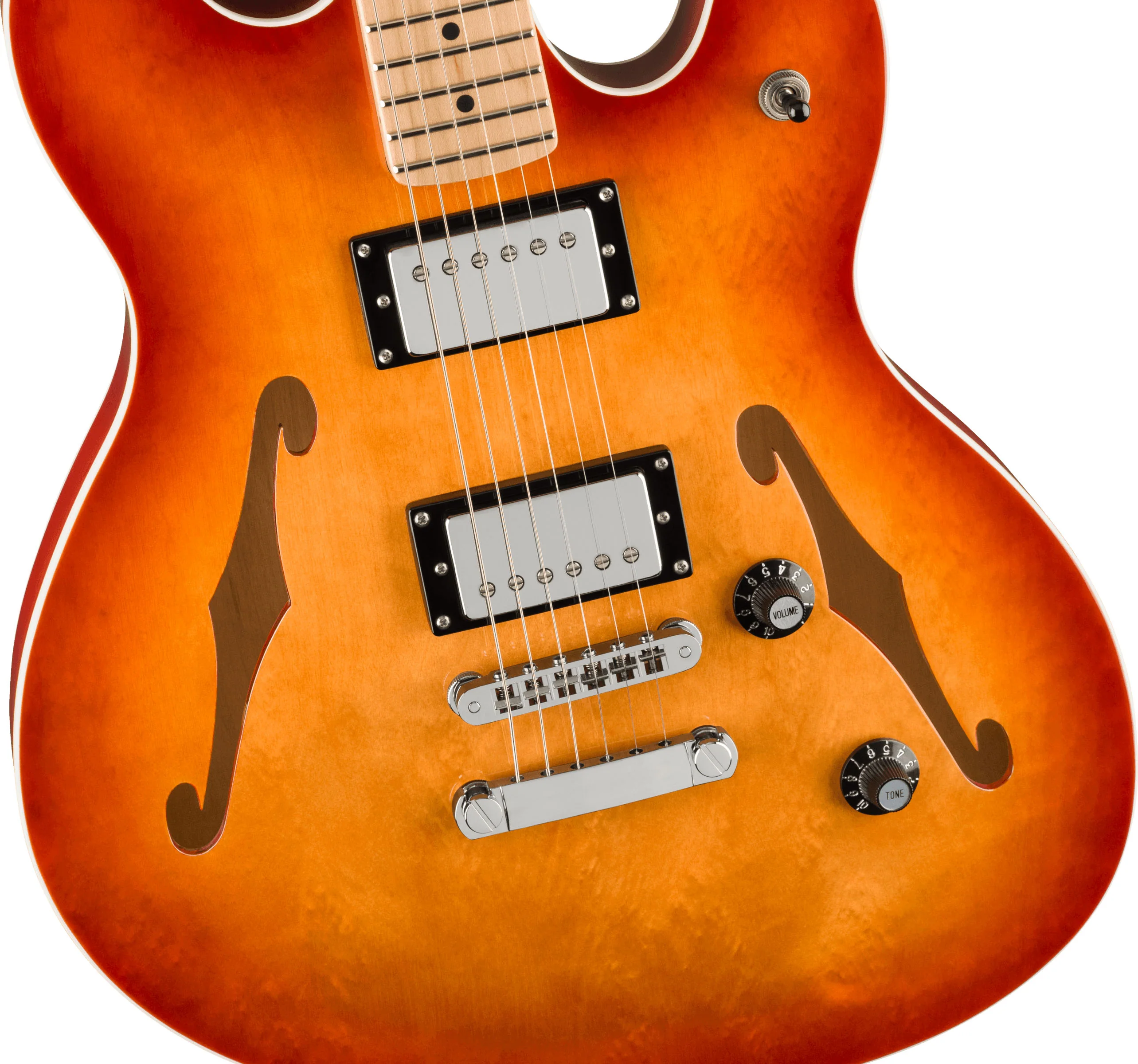 SQUIER AFFINITY STARCASTER DELUXE MN GUITARRA ELECTRICA SIENNA SUNBURST - Image 4
