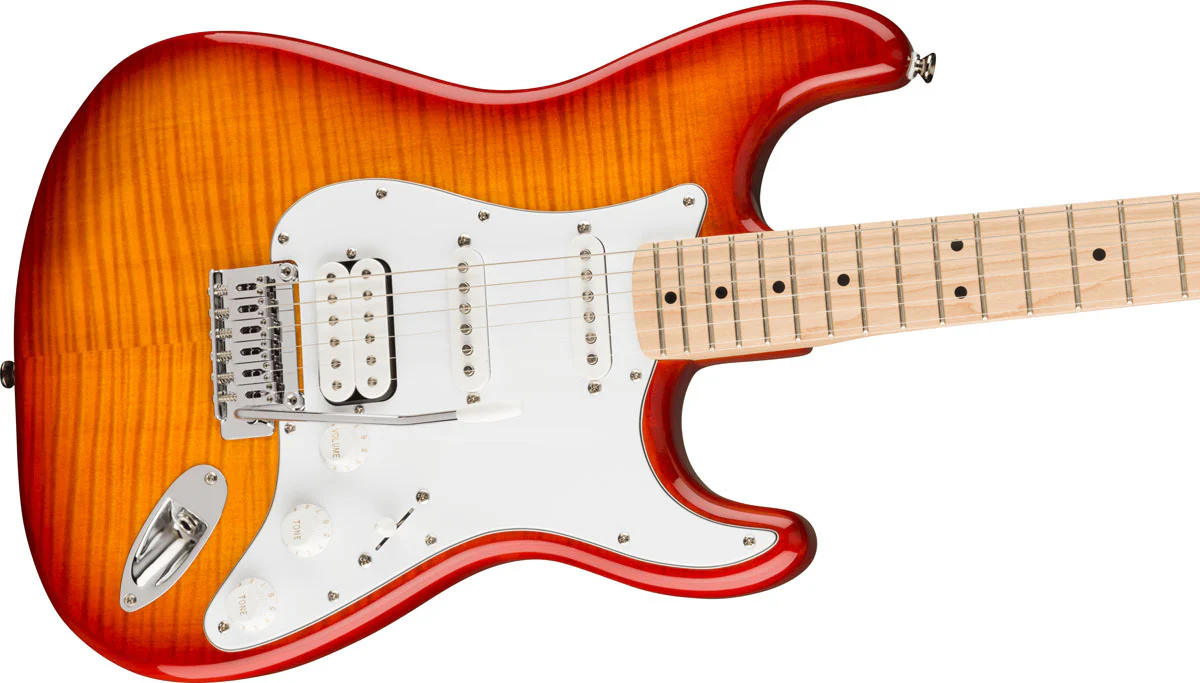 SQUIER AFFINITY STRATOCASTER FMT HSS MN GUITARRA ELECTRICA SIENNA SUNBURST - Image 3