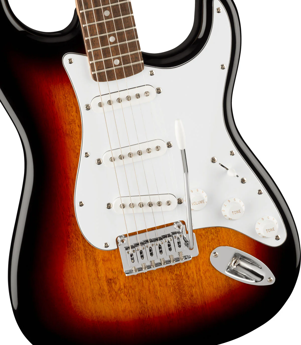 SQUIER AFFINITY STRATOCASTER IL GUITARRA ELECTRICA 3 COLORES SUNBURST - Image 4
