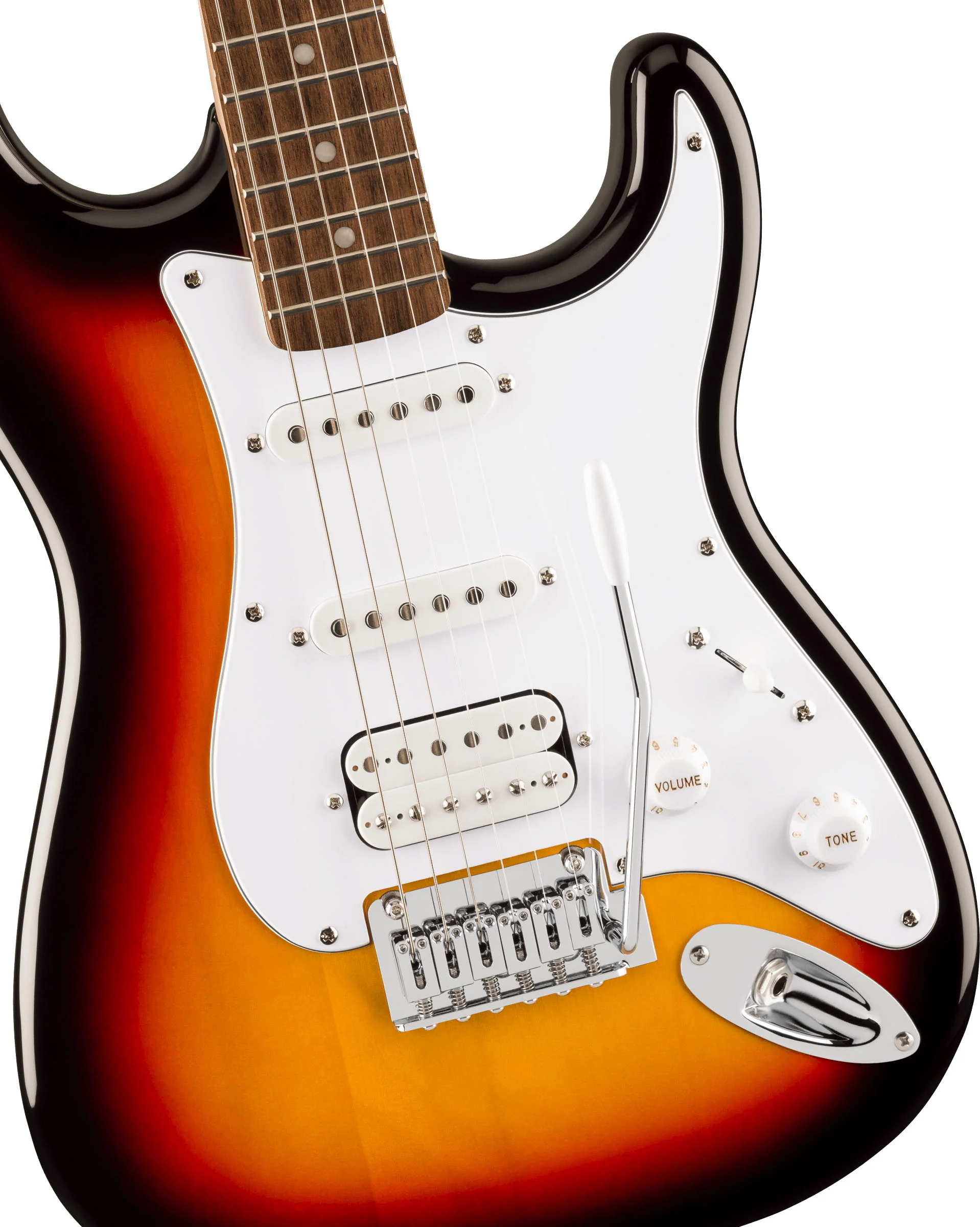 SQUIER AFFINITY STRATOCASTER JUNIOR HSS IL GUITARRA ELECTRICA 3 COLORES SUNBURST - Image 4