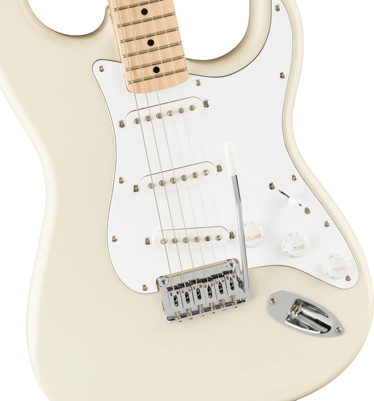 SQUIER AFFINITY STRATOCASTER MN GUITARRA ELECTRICA OLYMPIC WHITE - Image 4