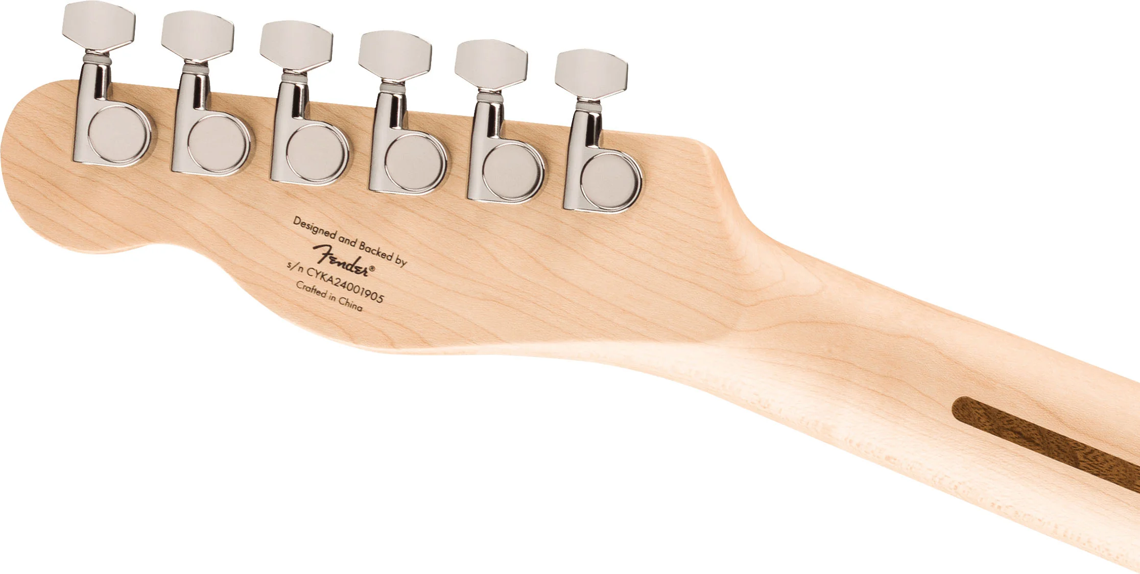 SQUIER AFFINITY TELECASTER THINLINE IL GUITARRA ELECTRICA OLYMPIC WHITE - Image 6