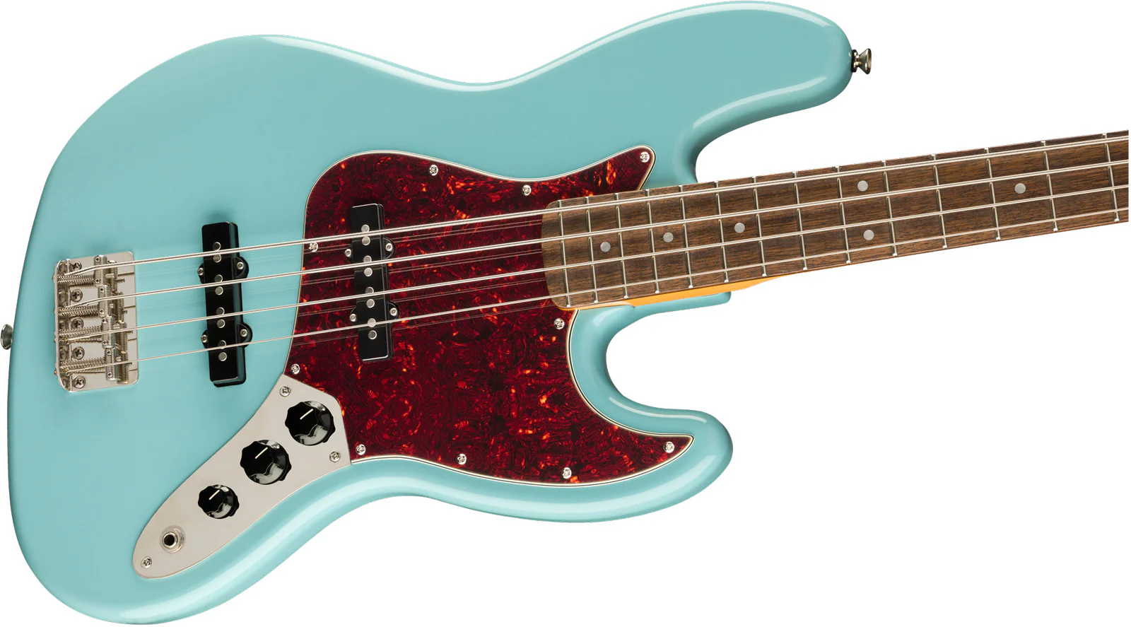 SQUIER CLASSIC VIBE 60S JAZZ BASS IL BAJO ELECTRICO DAPHNE BLUE - Image 3