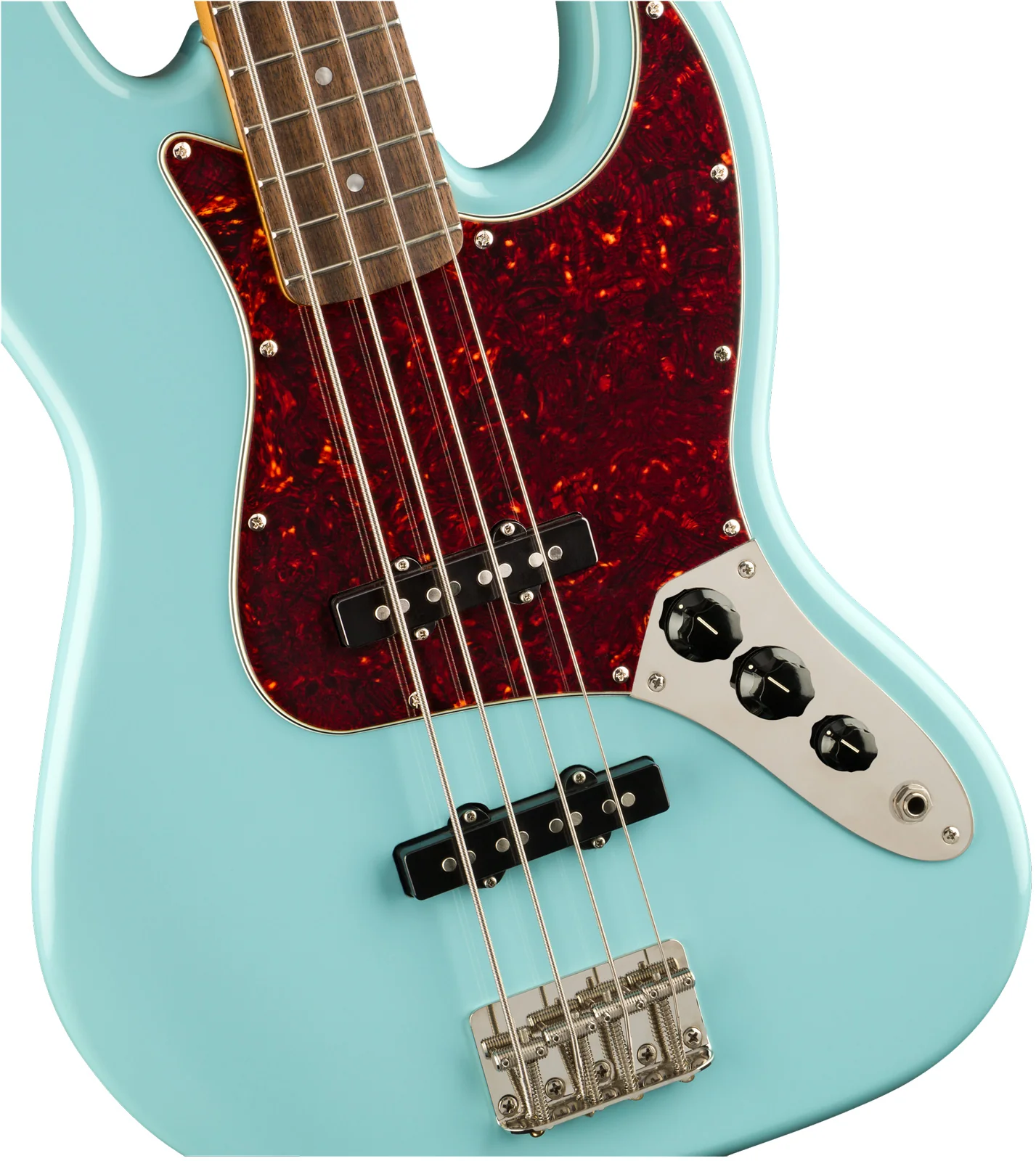 SQUIER CLASSIC VIBE 60S JAZZ BASS IL BAJO ELECTRICO DAPHNE BLUE - Image 4