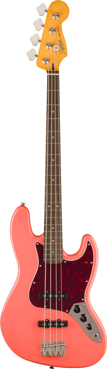 SQUIER CLASSIC VIBE 60S JAZZ BASS IL BAJO ELECTRICO TAHITIAN CORAL