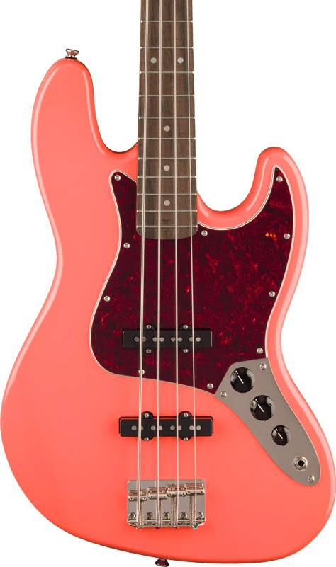 SQUIER CLASSIC VIBE 60S JAZZ BASS IL BAJO ELECTRICO TAHITIAN CORAL - Image 3