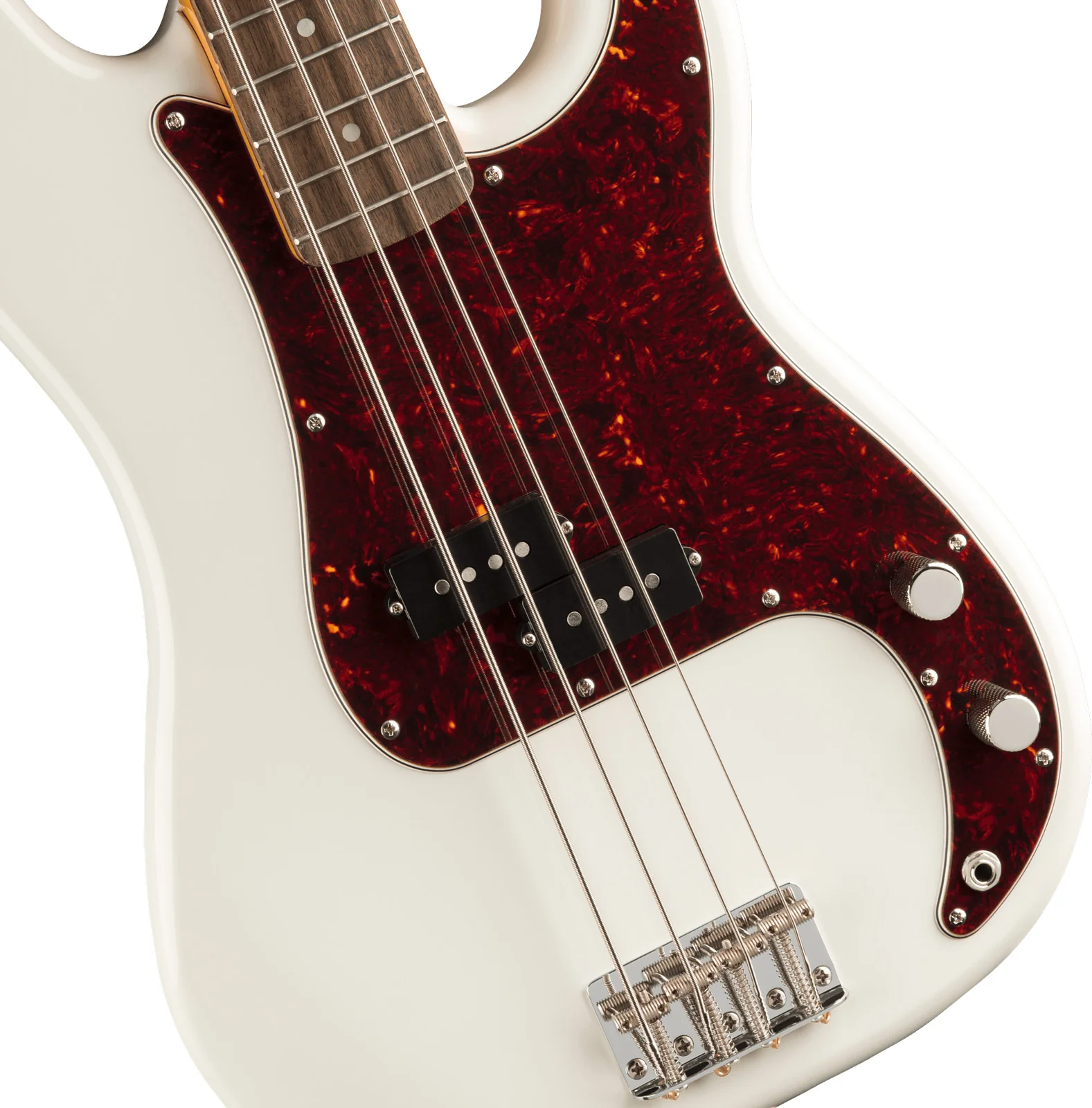 SQUIER CLASSIC VIBE 60S PRECISION BASS IL BAJO ELECTRICO OLYMPIC WHITE - Image 4