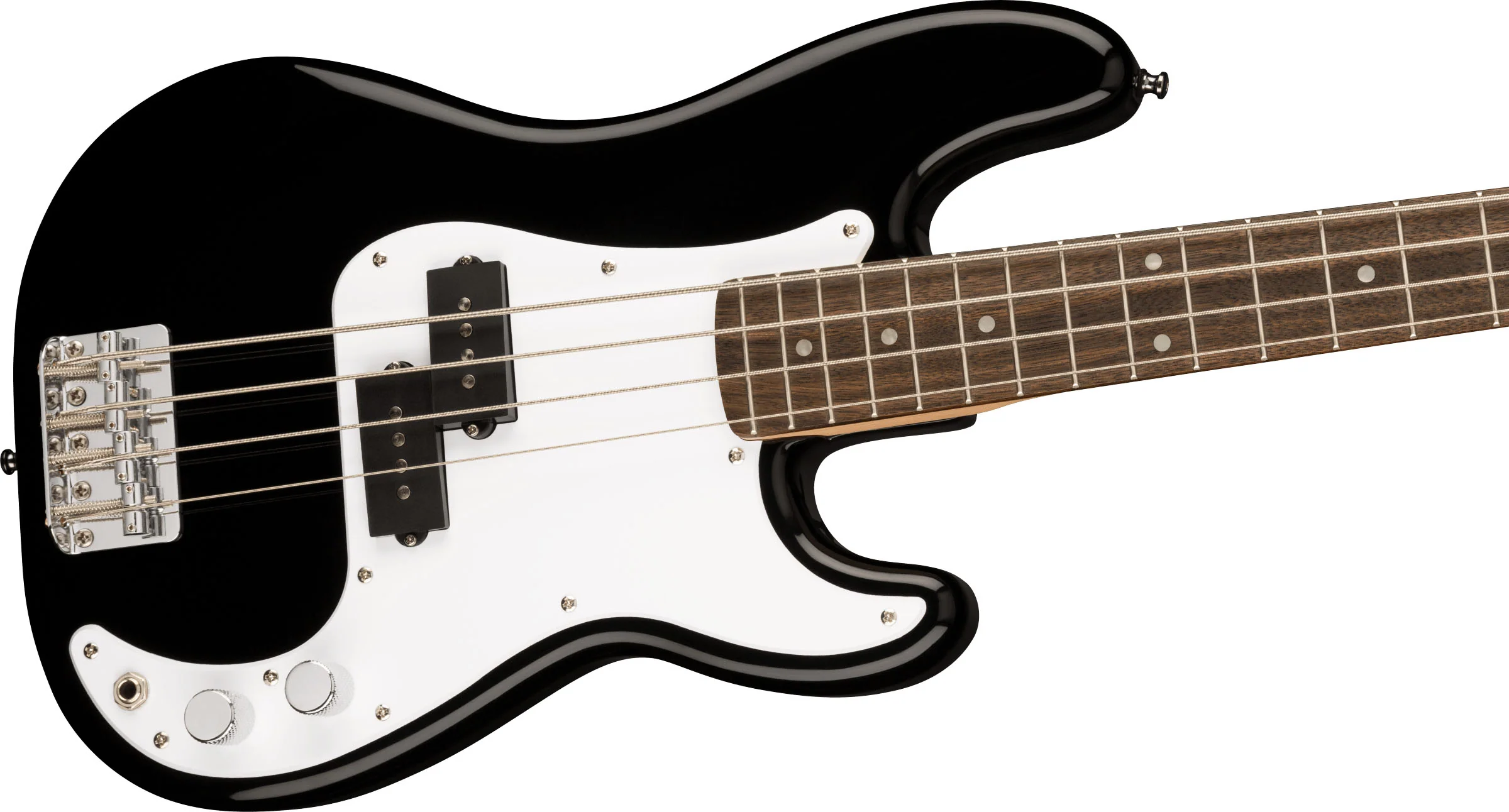 SQUIER MINI PRECISION BASS IL BAJO ELECTRICO NEGRO - Image 3