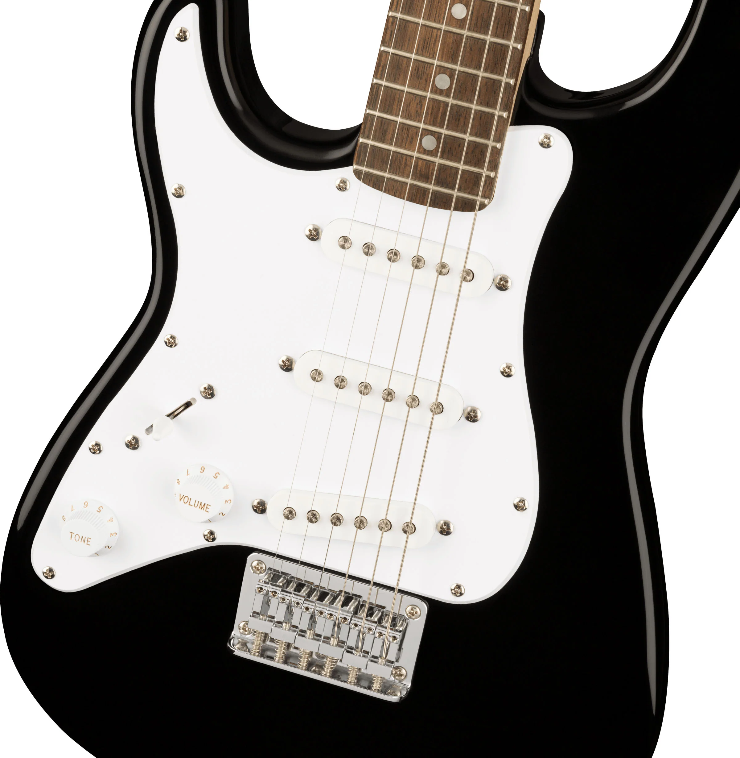 SQUIER MINI STRATOCASTER LH IL GUITARRA ELECTRICA PARA ZURDOS NEGRA - Image 4