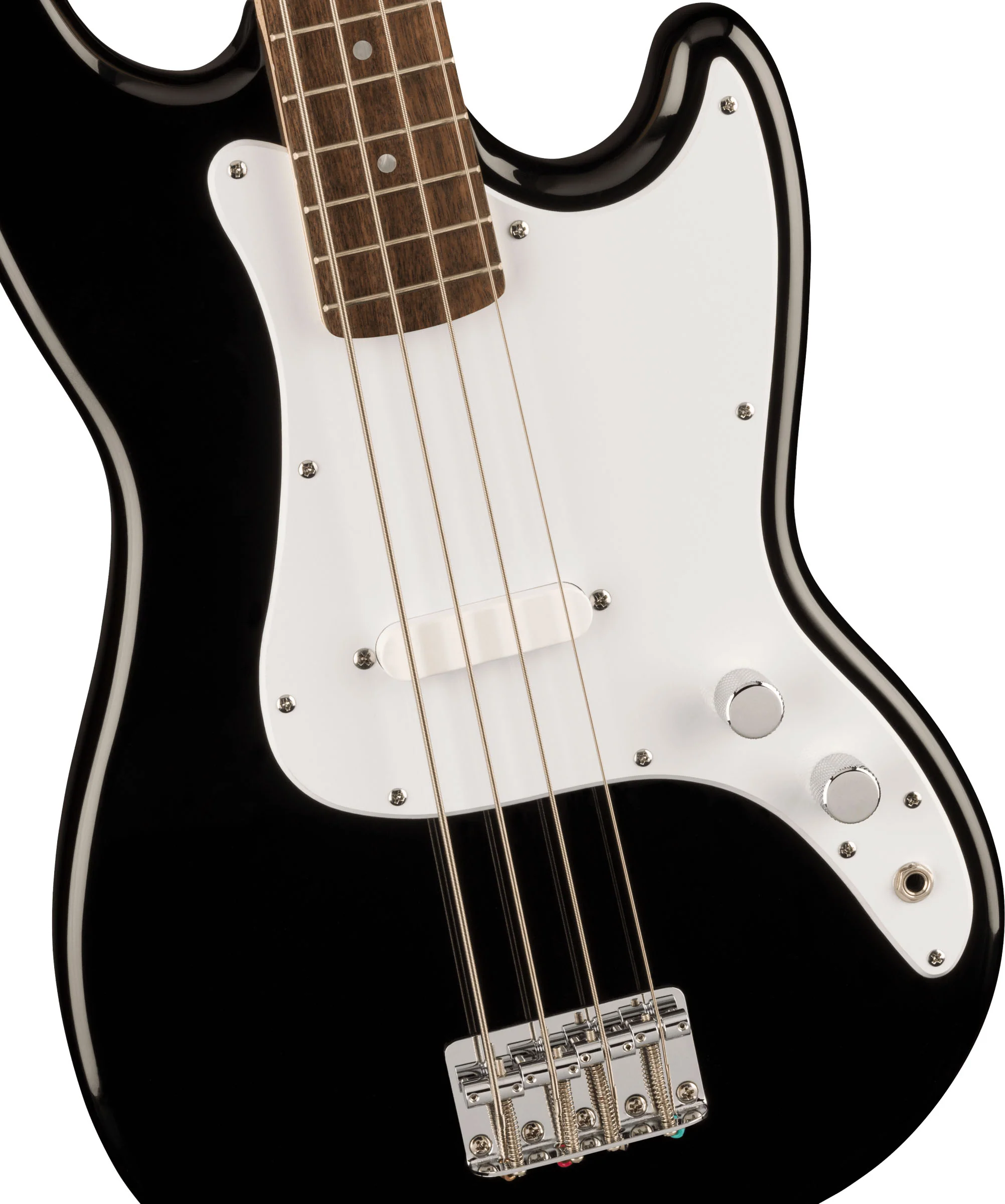 SQUIER SONIC BRONCO BASS IL BAJO ELECTRICO NEGRO - Image 4