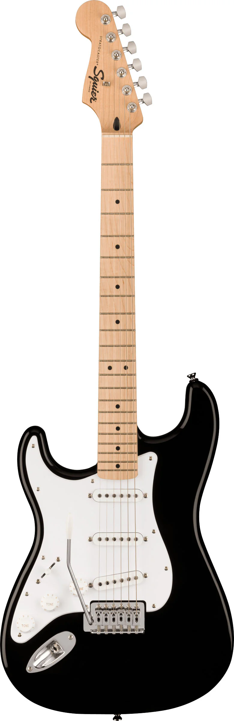 SQUIER SONIC STRATOCASTER LH MN GUITARRA ELECTRICA PARA ZURDOS NEGRA