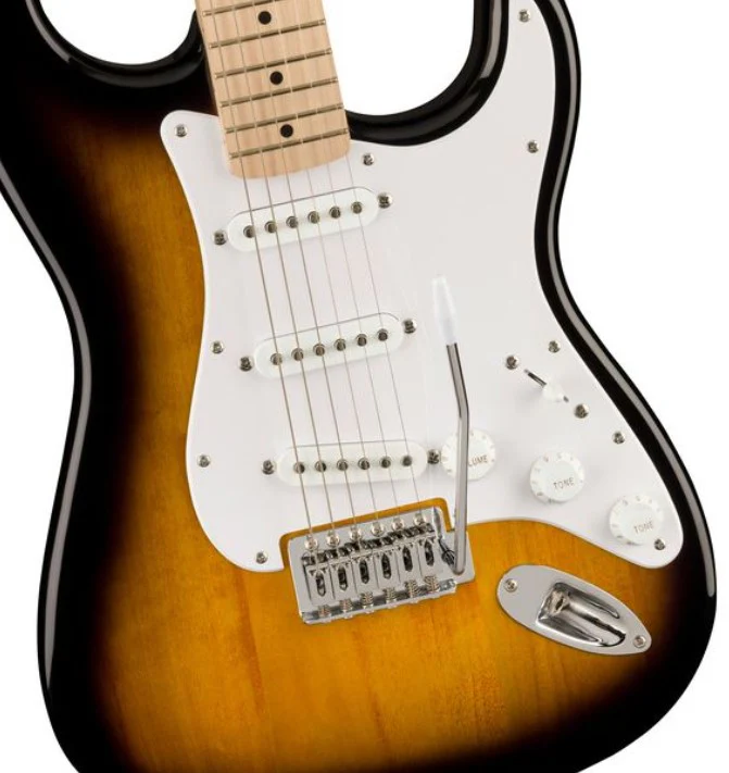 SQUIER SONIC STRATOCASTER PACK MN GUITARRA ELECTRICA 2 COLORES SUNBURST - Image 5