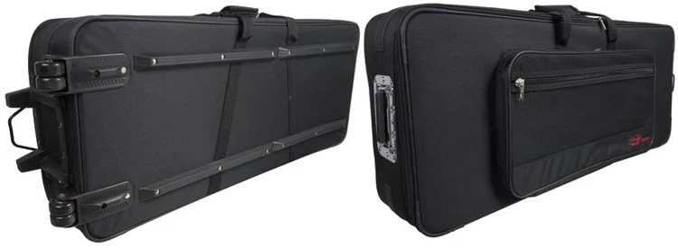 STAGG KTC115 ESTUCHE FOAM DE TECLADO 112X48X17 CON RUEDAS