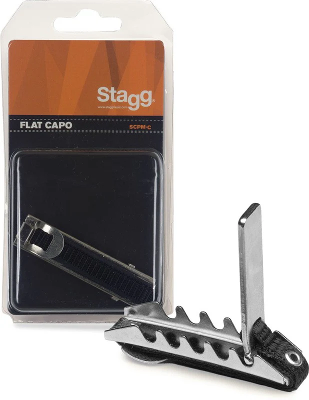 STAGG SCPM-C CEJILLA METALICA CURVADA PARA GUITARRA ACUSTICA ELECTRICA
