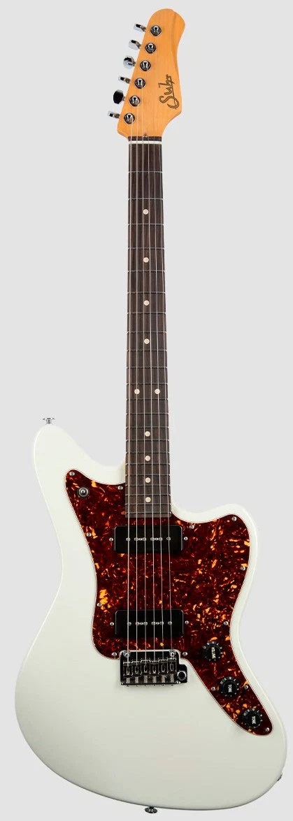 SUHR CLASSIC JM S90 510 OW GUITARRA ELECTRICA OLYMPIC WHITE - Image 3
