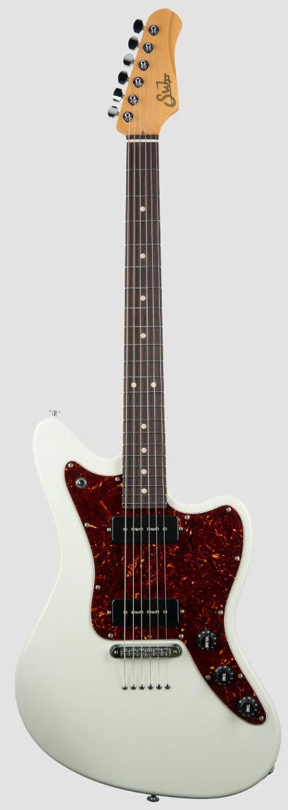 SUHR CLASSIC JM S90 TP6 OW GUITARRA ELECTRICA OLYMPIC WHITE