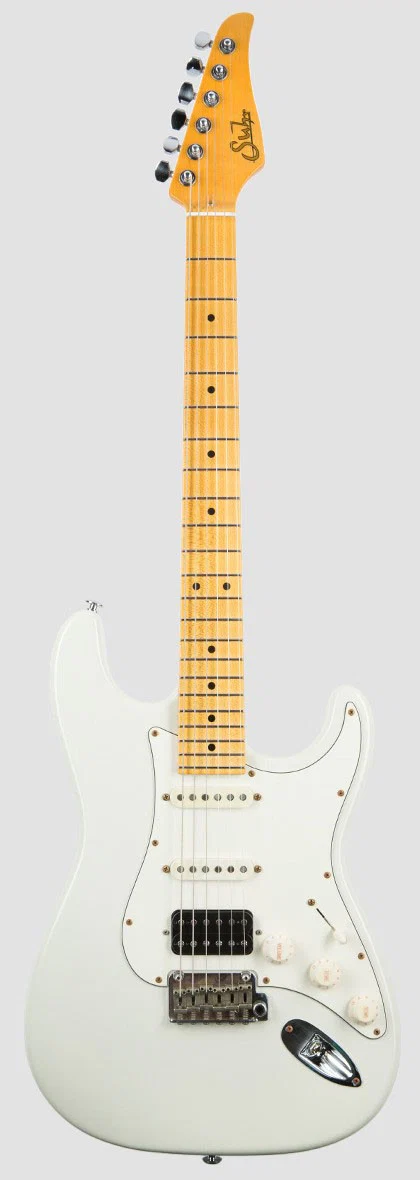 SUHR CLASSIC S ANTIQUE HSS MN OW GUITARRA ELECTRICA OLYMPIC WHITE