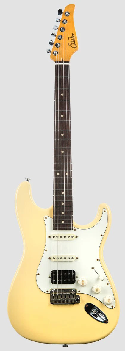 SUHR CLASSIC S ANTIQUE HSS RW VY GUITARRA ELECTRICA VINTAGE YELLOW