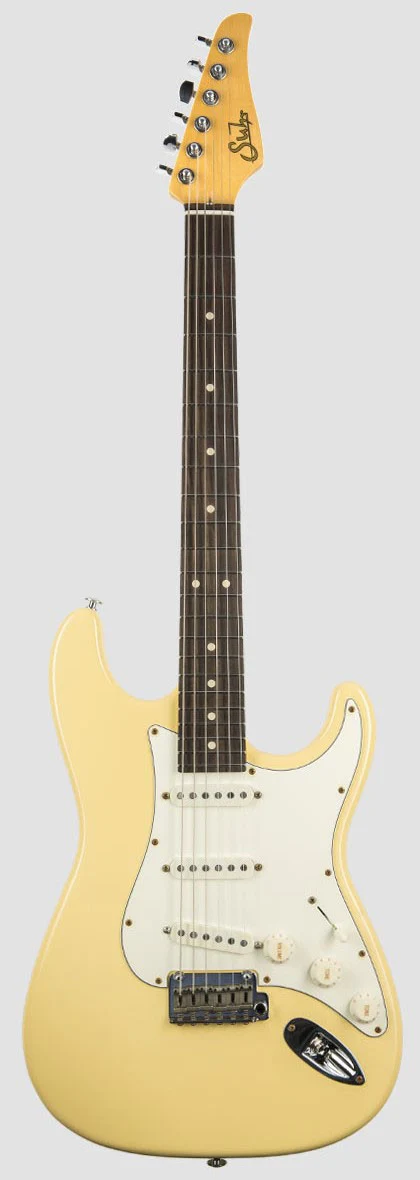 SUHR CLASSIC S ANTIQUE RW VY GUITARRA ELECTRICA VINTAGE YELLOW