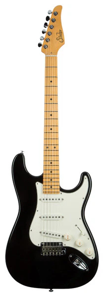 SUHR CLASSIC S MN BLK GUITARRA ELECTRICA NEGRA