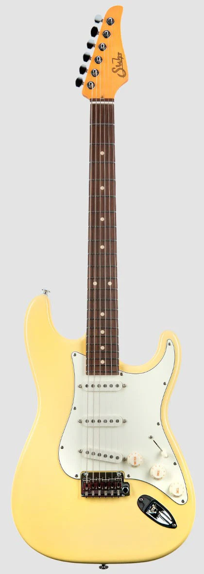 SUHR CLASSIC S RW VY GUITARRA ELECTRICA VINTAGE YELLOW