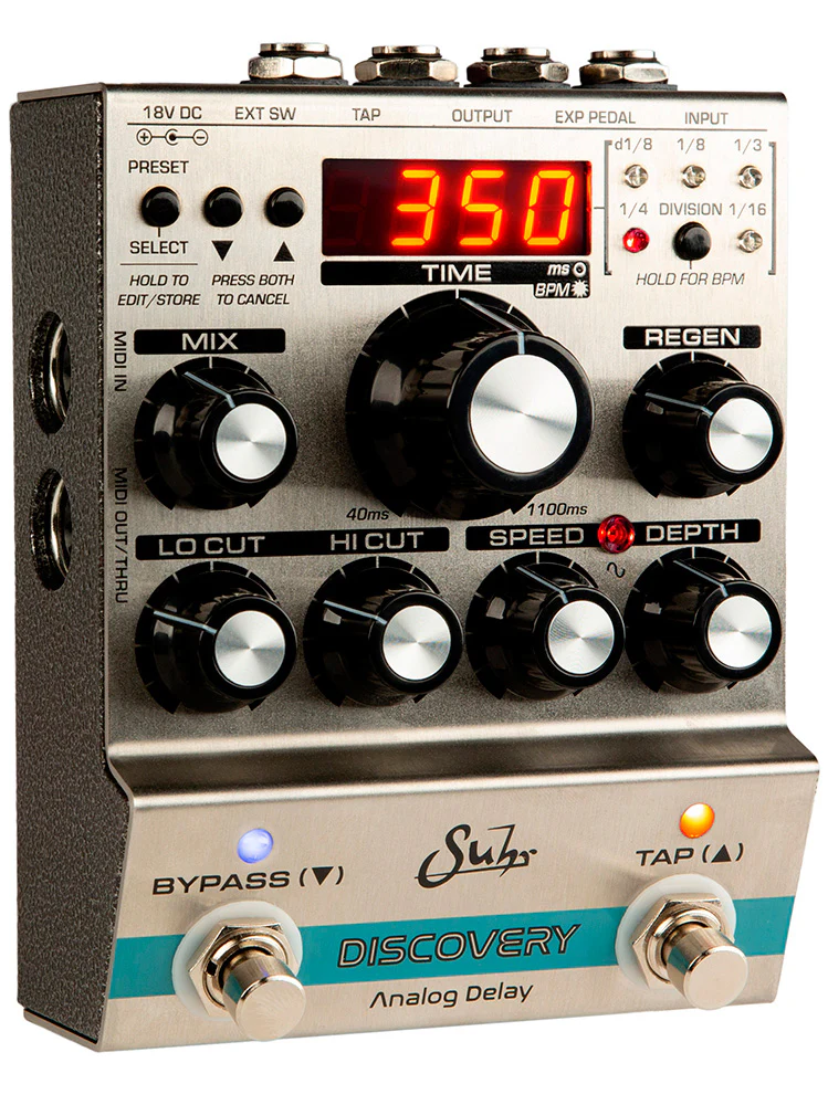 SUHR DISCOVERY ANALOG DELAY PEDAL