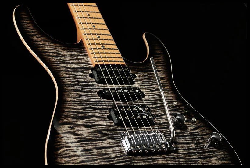 SUHR MODERN PLUS HSH MN CB GUITARRA ELECTRICA TRANS CHARCOAL BURST - Image 8