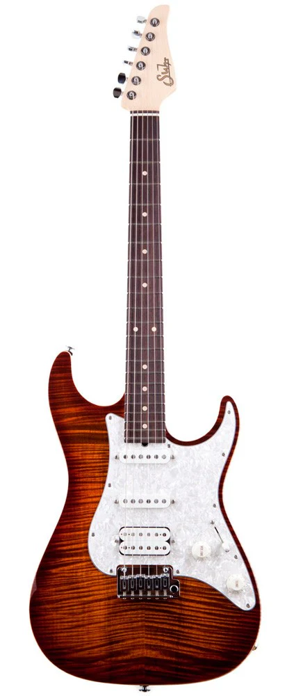 SUHR STANDARD PLUS PF BB GUITARRA ELECTRICA BENGAL BURST