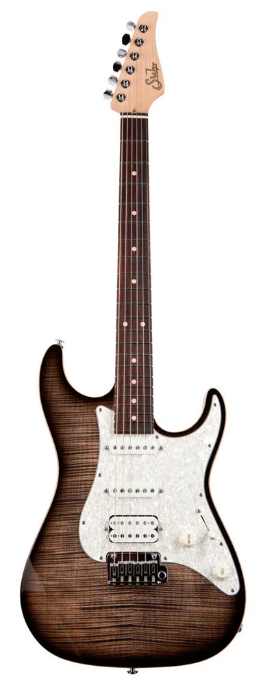 SUHR STANDARD PLUS PF CB GUITARRA ELECTRICA CHARCOAL BURST