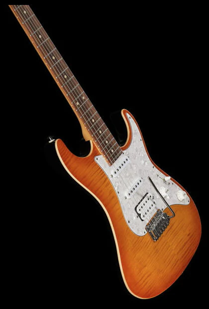 SUHR STANDARD PLUS PF HAB GUITARRA ELECTRICA TRANS HONEY AMBER BURST - Image 15