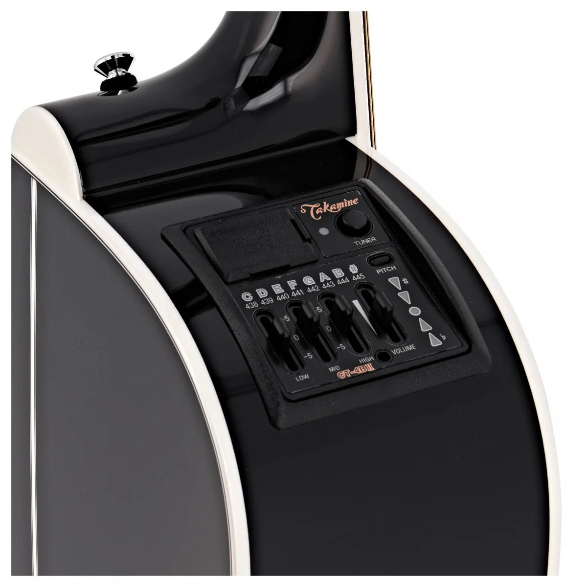 TAKAMINE EF381SC GUITARRA ELECTROACUSTICA DREADNOUGHT 12 CUERDAS NEGRA - Image 6