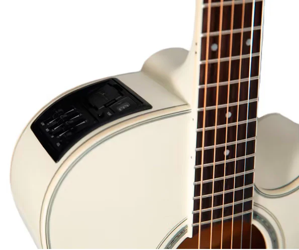 TAKAMINE GN37CE PW GUITARRA ELECTROACUSTICA NEX PEARL WHITE - Image 4