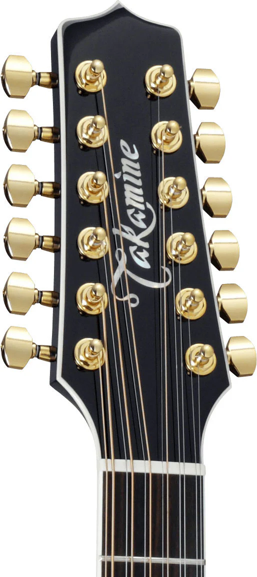 TAKAMINE P6JC-12BSB GUITARRA ELECTROACUSTICA JUMBO 12 CUERDAS BROWN SUNBURST - Image 3