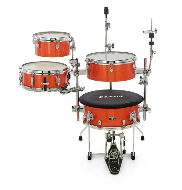 TAMA CJB46C BOS COCKTAIL-JAM KIT BATERIA ACUSTICA COMPACTA BRIGHT ORANGE SPARKLE - Image 2