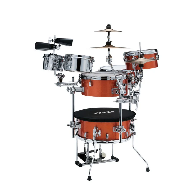 TAMA CJB46C BOS COCKTAIL-JAM KIT BATERIA ACUSTICA COMPACTA BRIGHT ORANGE SPARKLE - Image 21