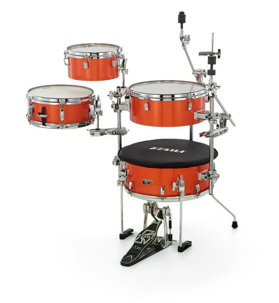 TAMA CJB46C BOS COCKTAIL-JAM KIT BATERIA ACUSTICA COMPACTA BRIGHT ORANGE SPARKLE - Image 3