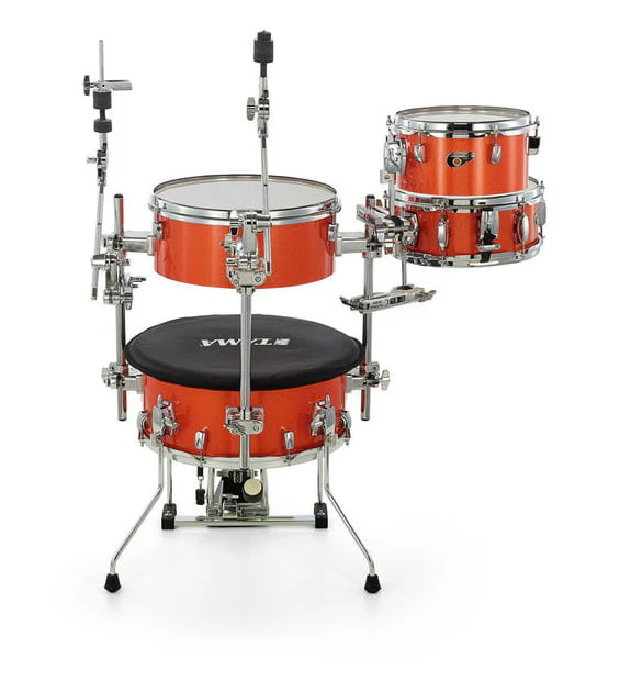 TAMA CJB46C BOS COCKTAIL-JAM KIT BATERIA ACUSTICA COMPACTA BRIGHT ORANGE SPARKLE - Image 4